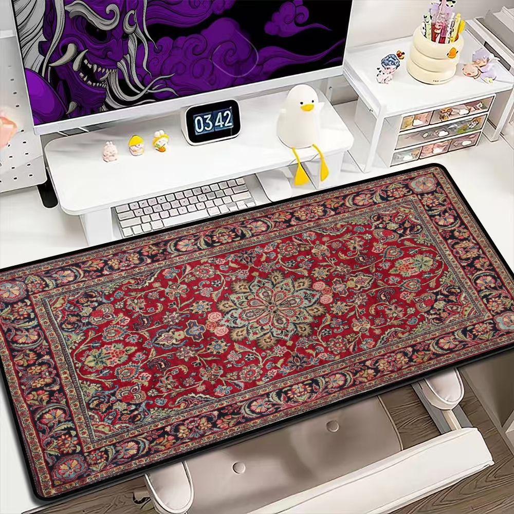 Retro Gaming Rug - سجادة ماوس كبيرة بنمط السجاد الفارسي