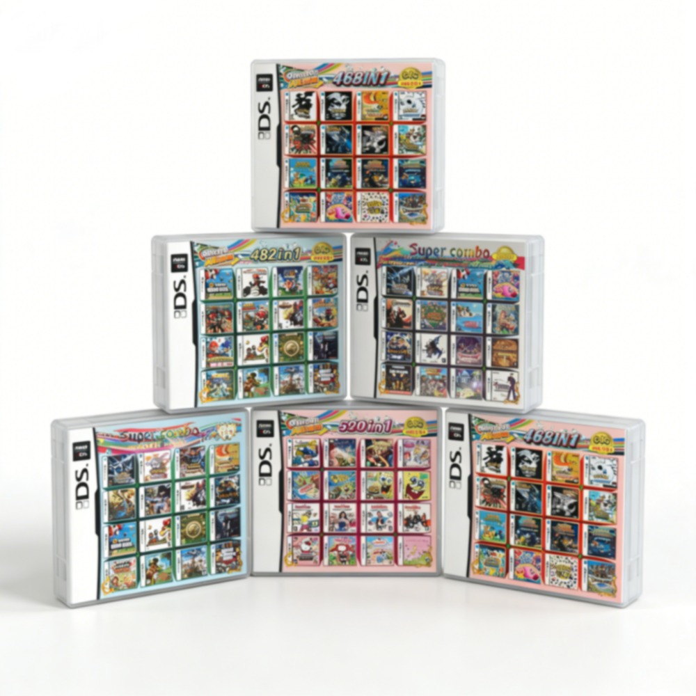 Retro Game Card - • خرطوشة ألعاب متعددة بتصميم بوكيمون