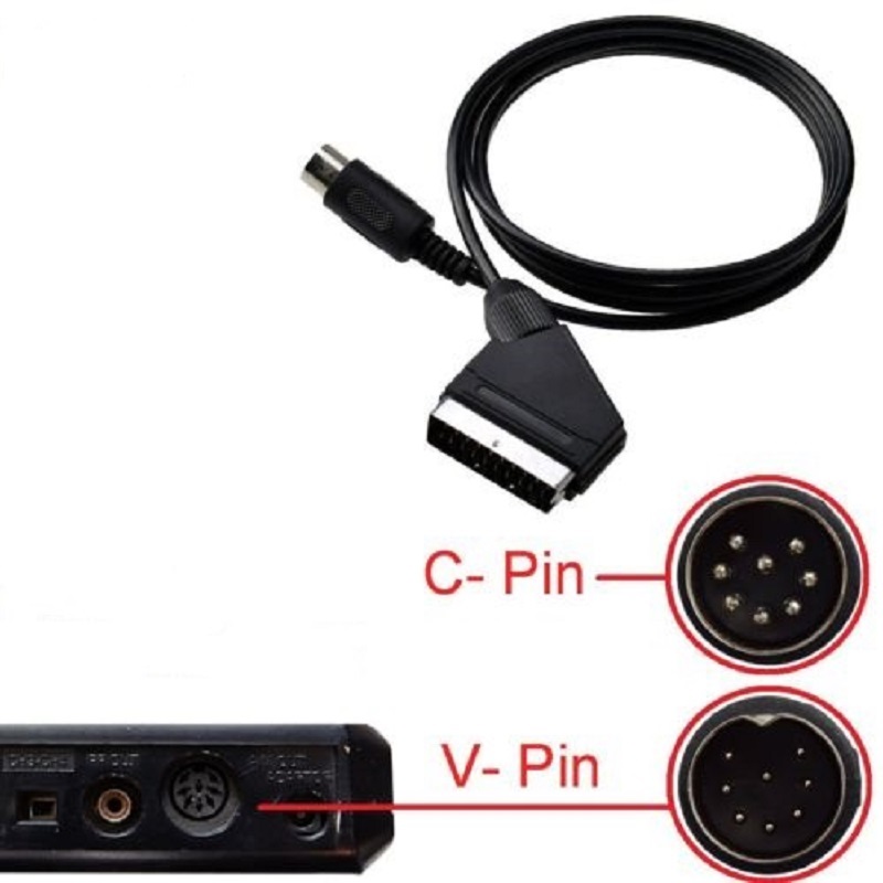 Retro Gaming Cables - كابل SCART بديل بطول 1.8 متر