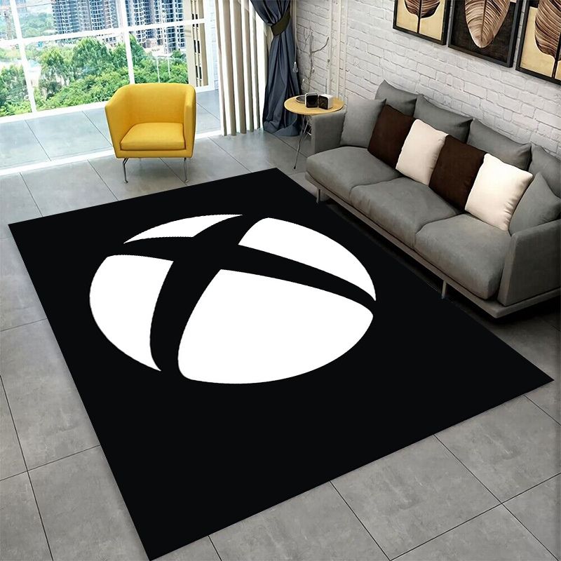 Retro Gaming Rug - سجادة بتصميم شعار ألعاب إكس بوكس