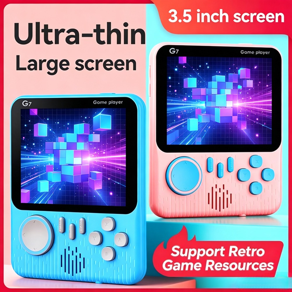 Retro Gaming Cables - جهاز ألعاب محمول G7 بتصميم ريترو
