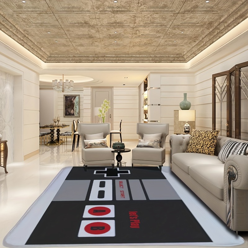 سجادة أرضية كريستالية مانعة لل - مراجعة Retro Gaming Rug وسعره