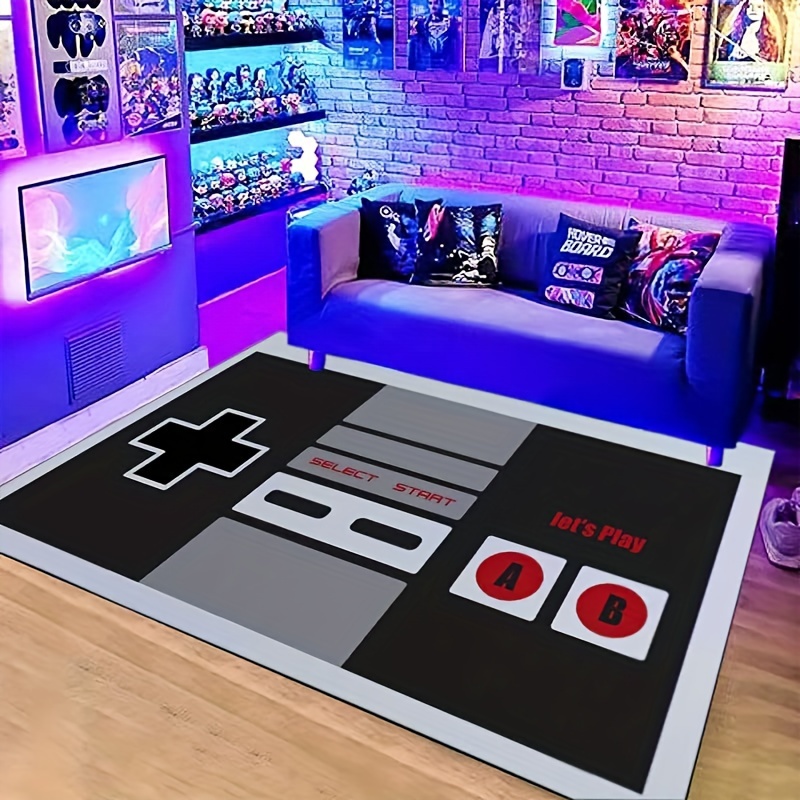 سجادة أرضية كريستالية مانعة لل - مراجعة Retro Gaming Rug وسعره