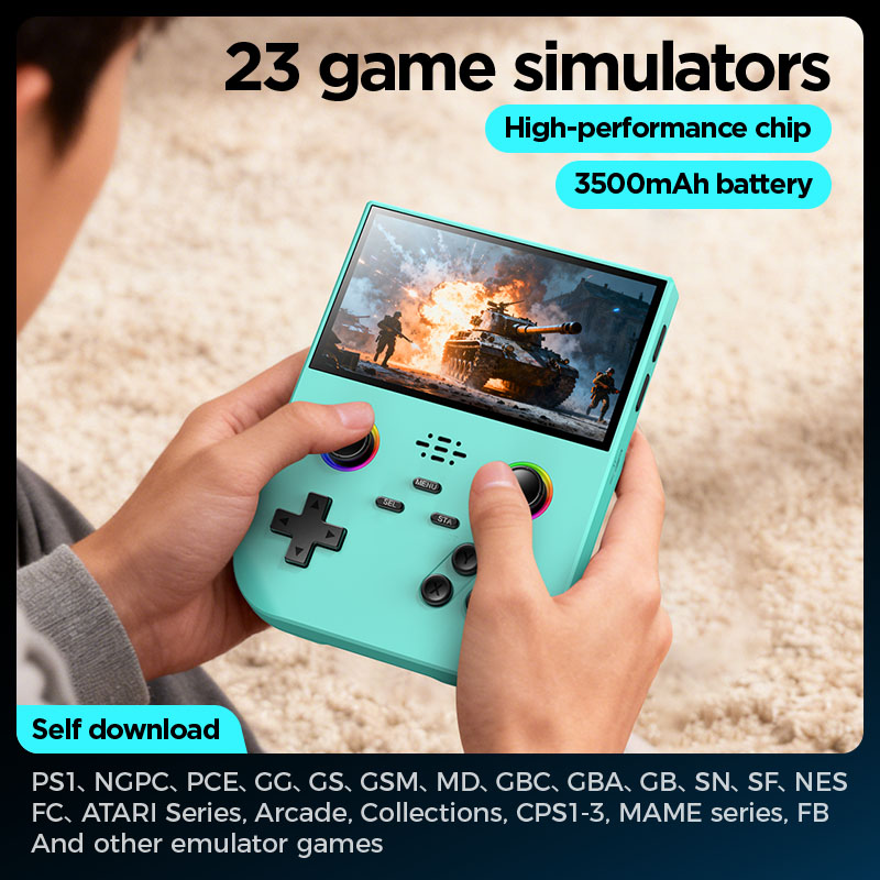 جهاز ألعاب محمول بشاشة 4.3 بوص - مراجعة Retro Gaming Devices وسعره