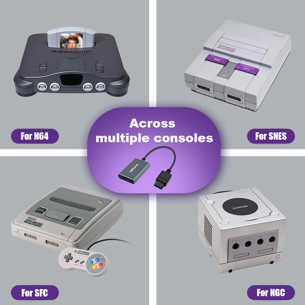محول فيديو Bitfunx 720P Svideo - مراجعة Retro Gaming Icons وسعره