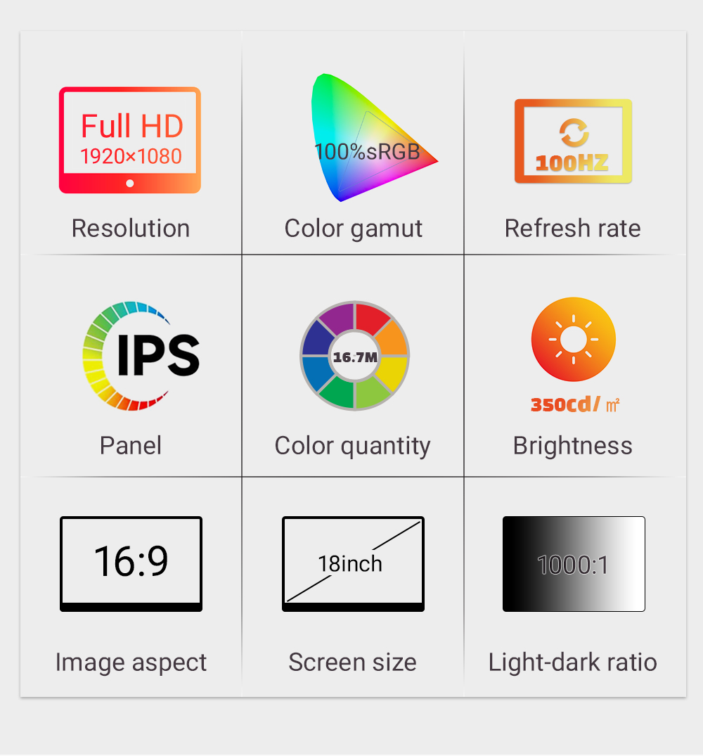 ZSUS 18 بوصة 1080P 100 هرتز 10 - مراجعة Retro Gaming Monitor وسعره