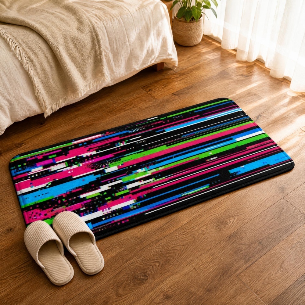 سجادة أرضية من الفلانيل بطباعة - مراجعة Retro Gaming Rug وسعره