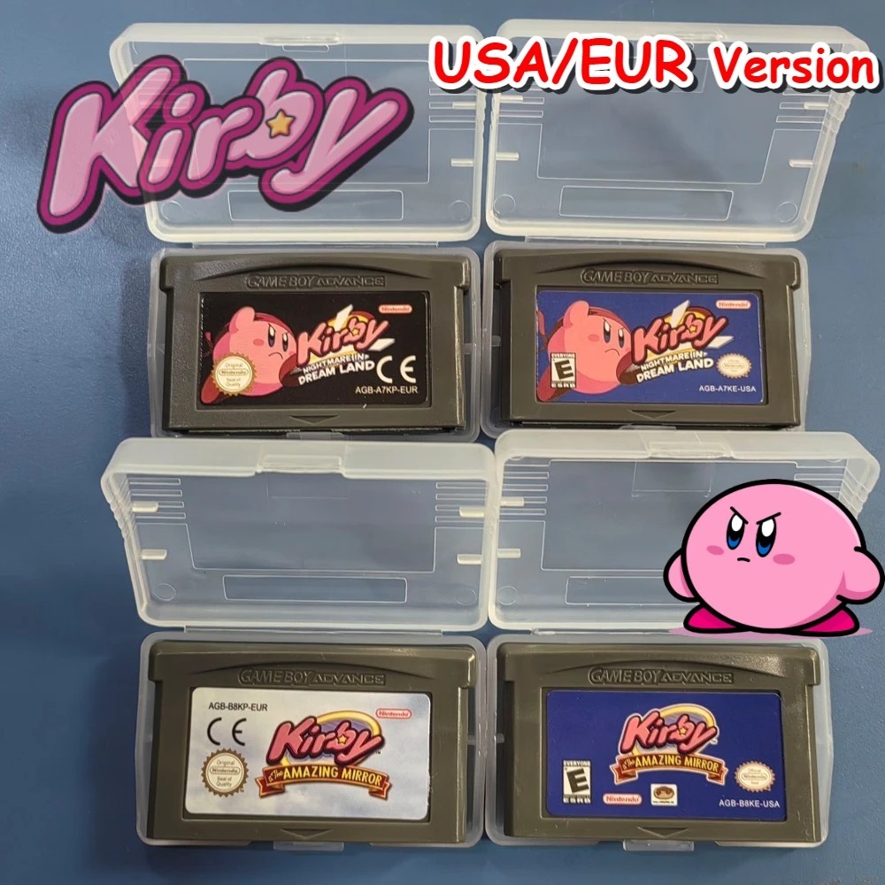 خرطوشة لعبة كيربي لجهاز GBA ND - مراجعة Retro Game Card وسعره