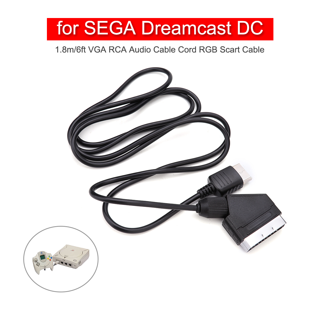 كابل RGB Scart لجهاز SEGA Drea - مراجعة Retro Gaming Cables وسعره