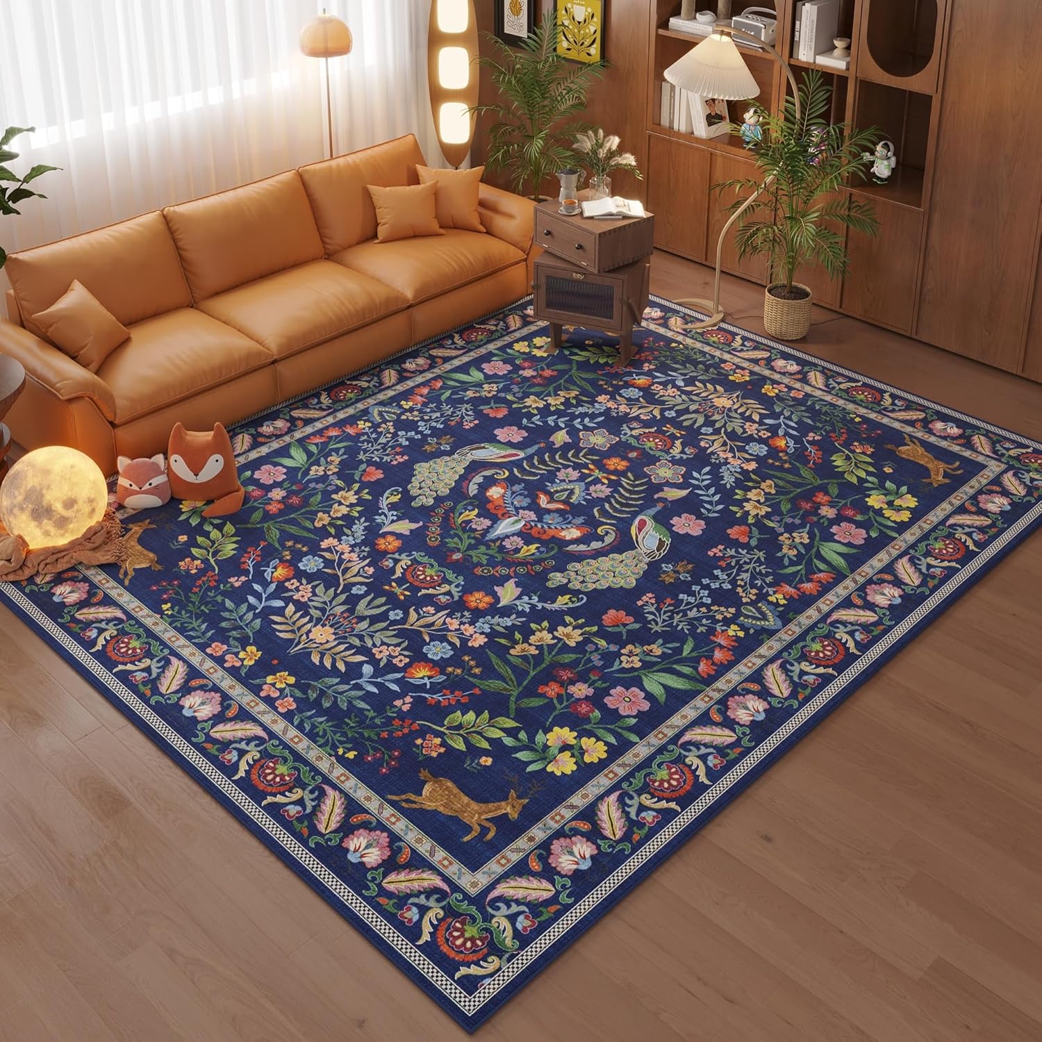 سجادة بنقوش طيور الطاووس والغز - مراجعة Retro Gaming Rug وسعره