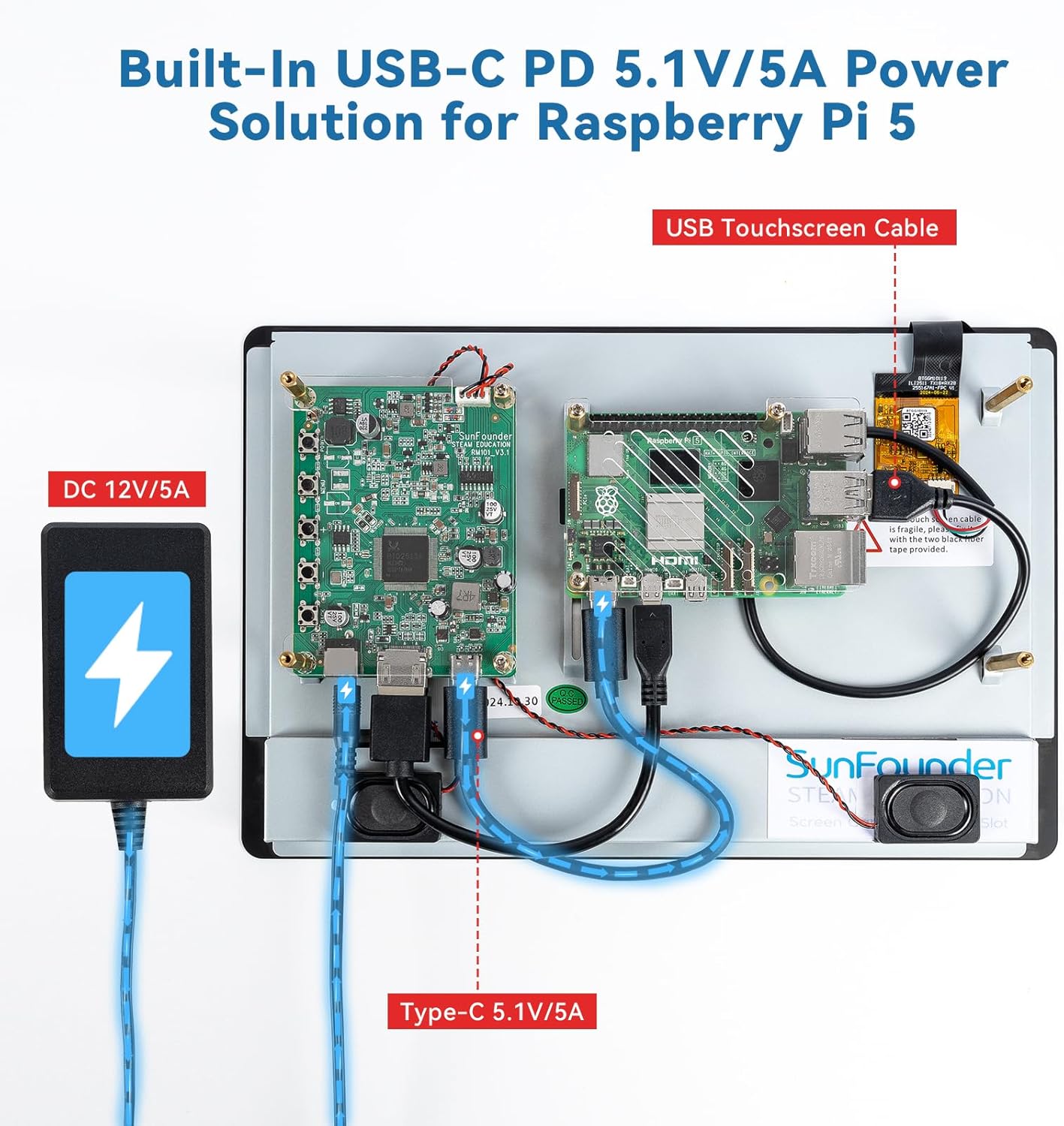 شاشة لمس SunFounder مقاس 10 بو - مراجعة Raspberry Pi Retropie وسعره