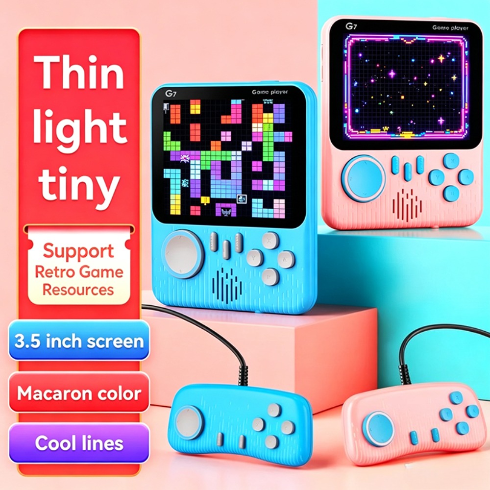جهاز ألعاب محمول G7 بتصميم ريت - مراجعة Retro Gaming Cables وسعره